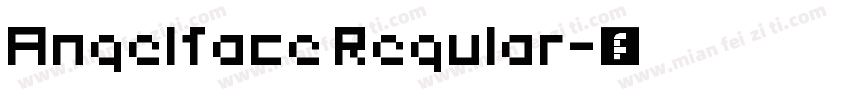 Angelface Regular字体转换